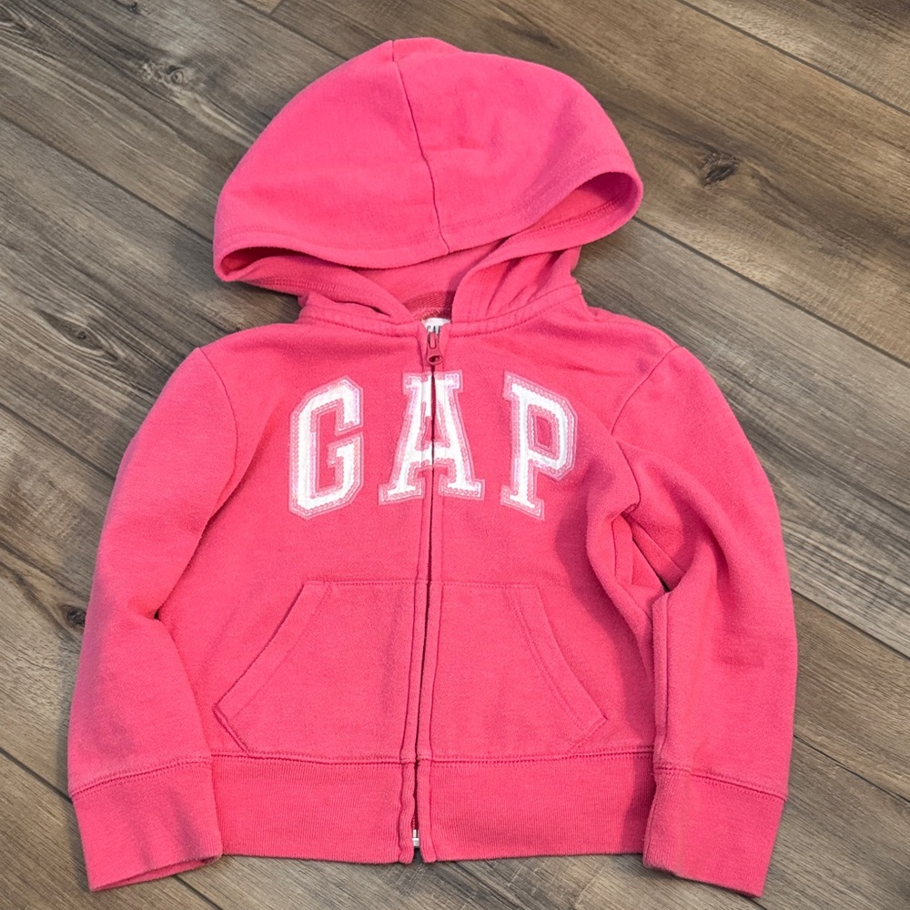 GAP Kids Bright Pink Zip-Up Hoodie